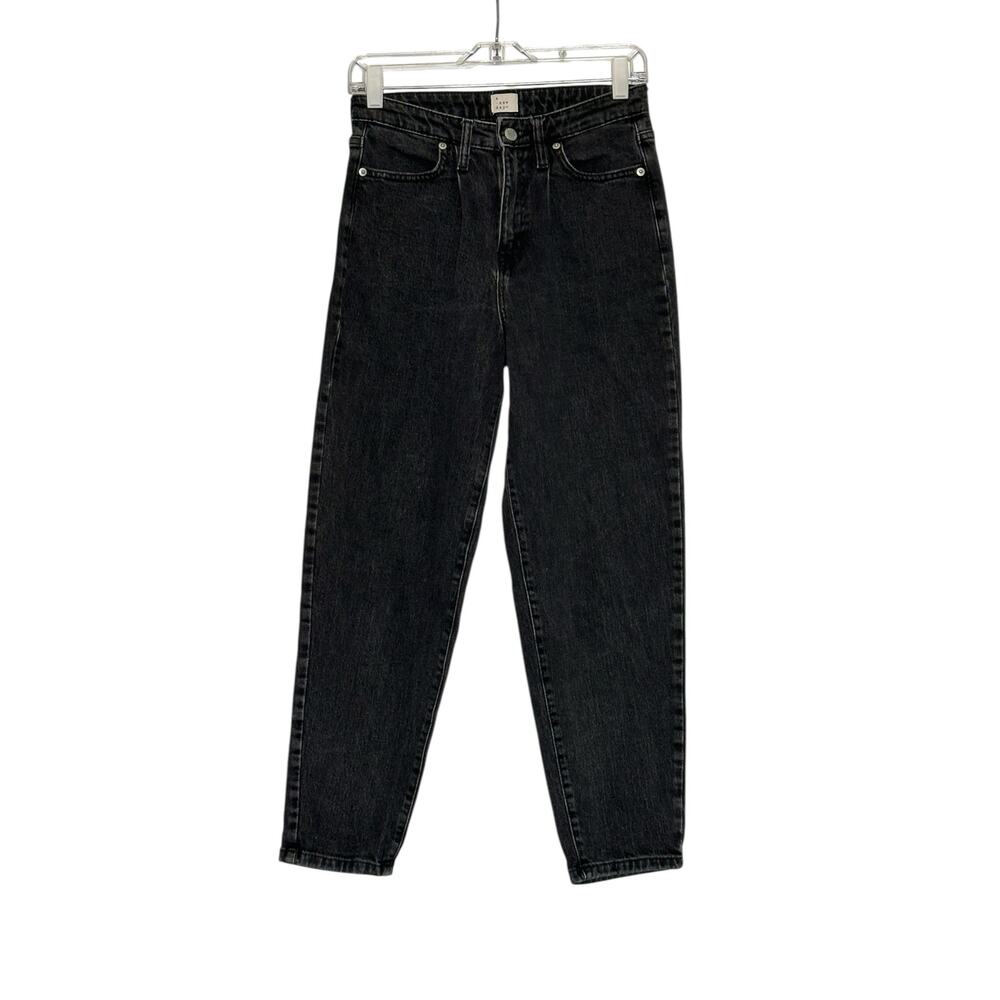 A New day black pleated high waist jeans size 27/4